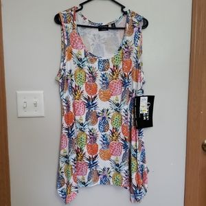 Pineapple Tunic Tank Top